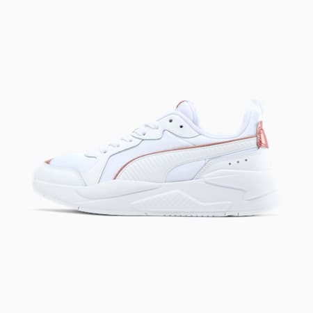 puma white with gold
