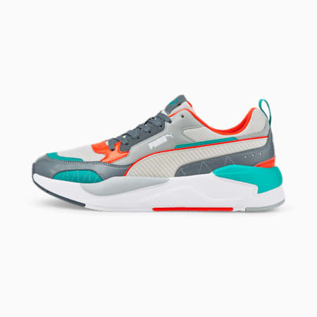 X-Ray 2 Square Trainers, Dark Slate-Gray Violet-Quarry-Spectra Green-Cherry Tomato, small