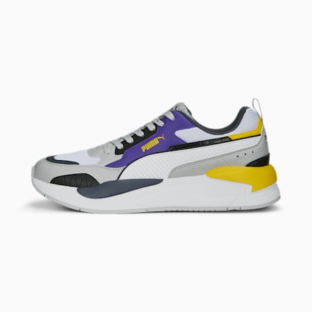 X-Ray 2 Square Trainers, Feather Gray-PUMA White-Team Violet, small-THA