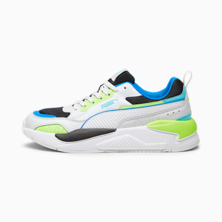 X-Ray 2 Square Trainers, Feather Gray-PUMA White-PUMA Black-Pro Green, small