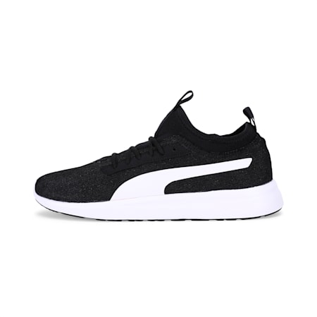 puma black on black shoes