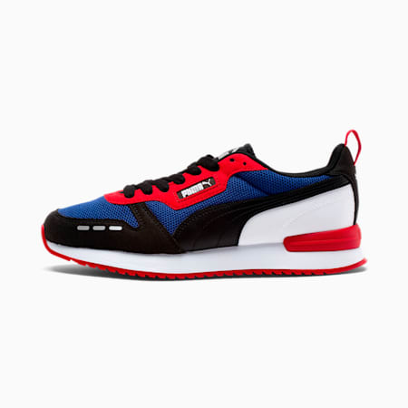 R78 Runner Trainers, Limoges-Puma Black-High Risk Red, small-SEA