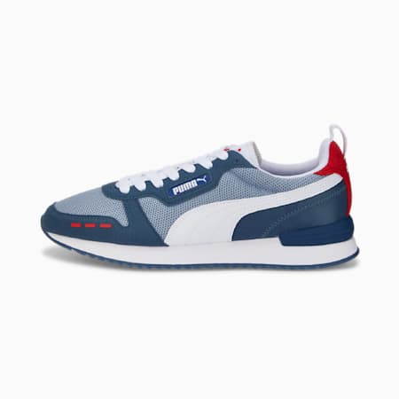 R78 Runner Trainers, Blue Wash-Puma White-Evening Sky, small