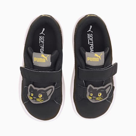 Smash v2 Animals V Babies' Trainers, Puma Black-Ultra Gray, small-SEA