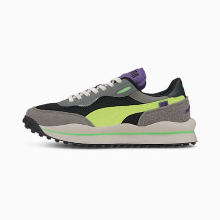 Puma公式 スタイル ライダー ネオ アーカイブ スニーカー 男女兼用 ローカット Digi Blue Puma Black プーマ メンズ スニーカー プーマ