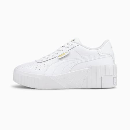Cali Wedge Damen Sneaker, Puma White-Puma White, small
