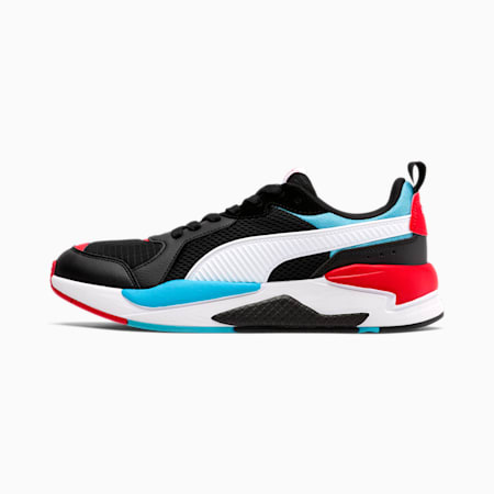 black white and red pumas