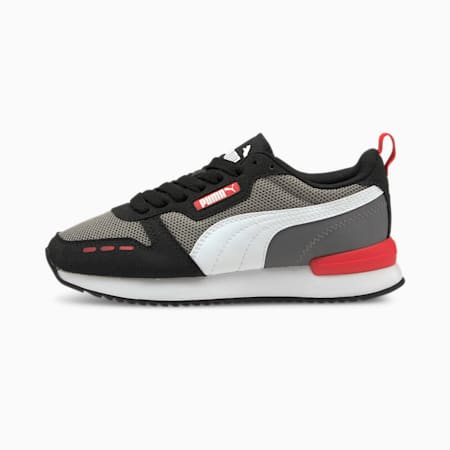 R78 Sneakers - Youth 8-16 years, Steel Gray-Puma White-Puma Black, small-AUS
