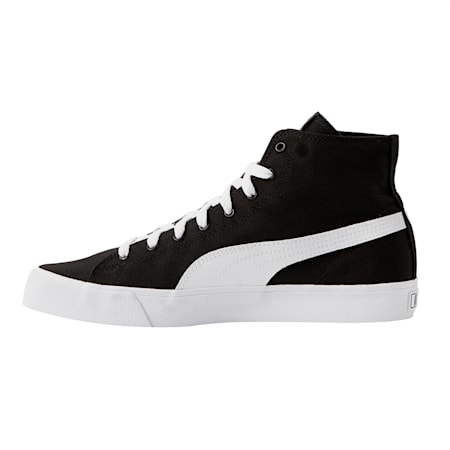 Bari Mid Unisex Sneakers, Puma Black-Puma White, small-NZL