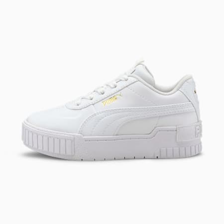 Cali Sport Kids' Sneakers, Puma White-Puma White, small-AUS