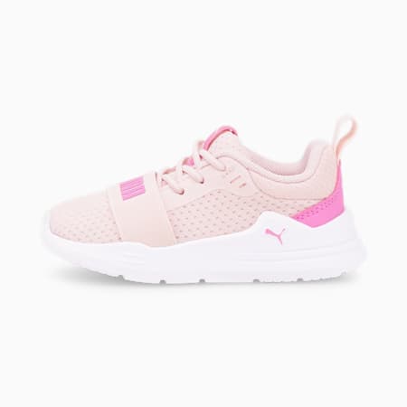 Wired Run Babies' Trainers, Chalk Pink-Opera Mauve, small-GBR