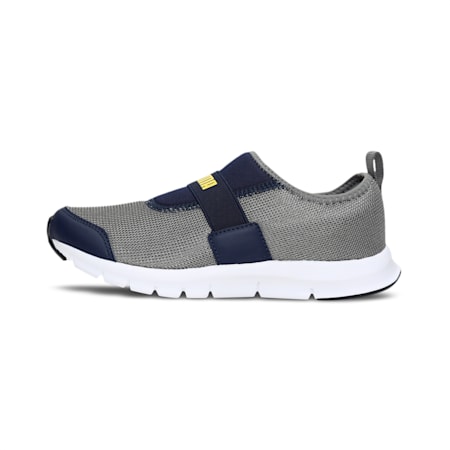 Flex Youth Sneakers, Peacoat-Super Lemon, small-IND