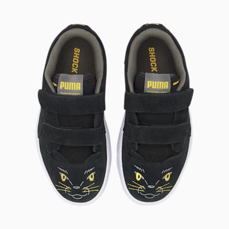 Ralph Sampson Animals Kids' Sneakers, Puma Black-Super Lemon, small-IND