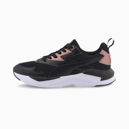 X-Ray Lite Metallic Women's Trainers, Puma Black-Puma Black-Rose Gold, small-SEA