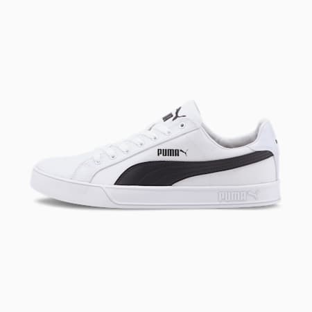 Smash Vulc Canvas Unisex Sneakers Puma White Puma Black PUMA Shop All Puma PUMA