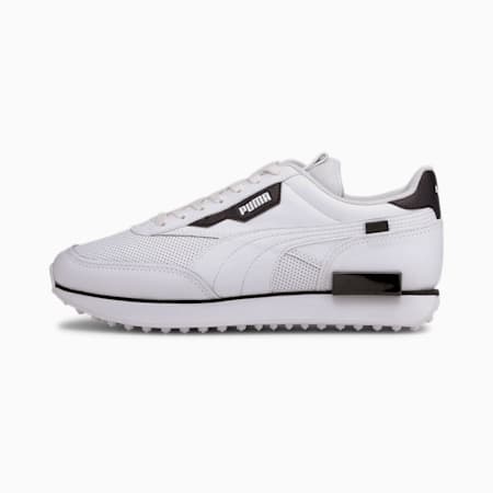 white puma trainers