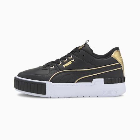 รองเท้ากีฬาผู้หญิง Cali Sport Wabi-Sabi, Puma Black-Puma White-Puma Team Gold, small-THA