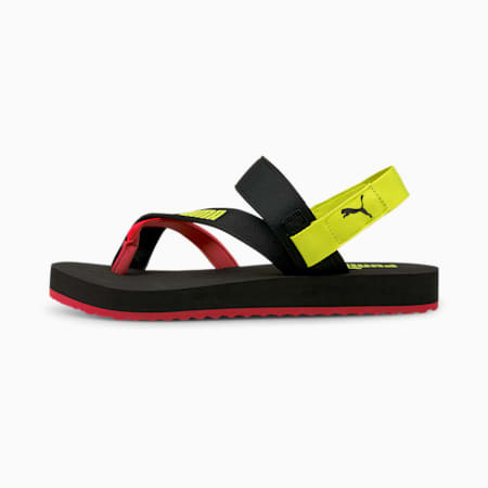 Summer Cat Sandals, Puma Black-Poppy Red, small-SEA