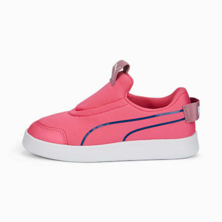 รองเท้ากีฬาเด็ก Courtflex v2 Slip-On Trainers, Sunset Pink-Sodalite Blue, small-THA