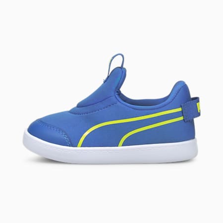 Courtflex v2 Slip-On Babies' Trainers, Star Sapphire-Nrgy Yellow, small-SEA