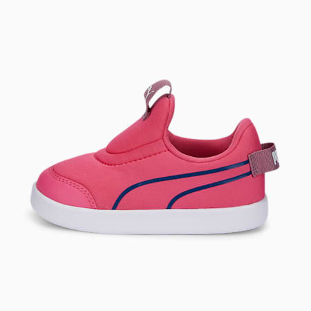 รองเท้าเด็กเล็ก Courtflex v2 Slip-On Babies' Trainers, Sunset Pink-Sodalite Blue, small-THA
