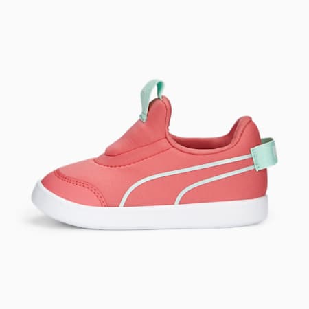 Courtflex v2 Slip-On Babies' Trainers, Loveable-Minty Burst-PUMA White, small-IDN