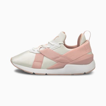 Muse X3 Pastel Women's Trainers, Puma White-Peachskin, small-SEA