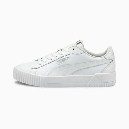 puma white slip on shoes