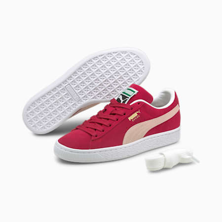 Suede Classic XXI Sneakers, Persian Red-Lotus-Puma White, small-AUS