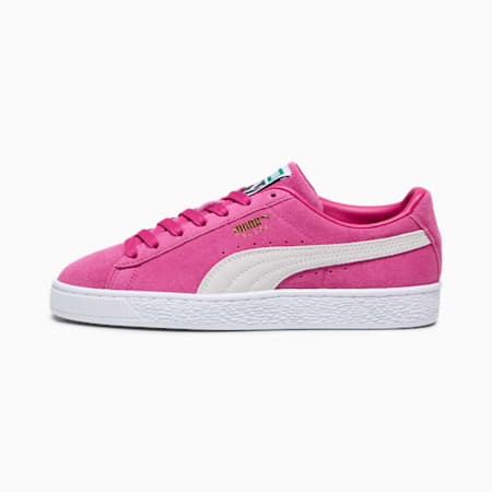 Sepatu Suede Classic XXI Trainers, Pinktastic-PUMA White, small-IDN