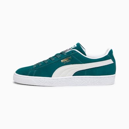스웨이드 클래식 XXI<br>Suede Classic XXI, Malachite-PUMA White, small-KOR