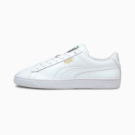 Basket Classic XXI Unisex Sneakers, Puma White-Puma White, small-AUS