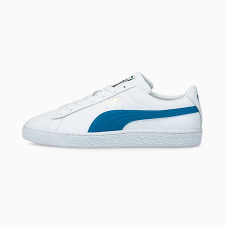 Basket Classic XXI Trainers, Puma White-Mykonos Blue, small-PHL