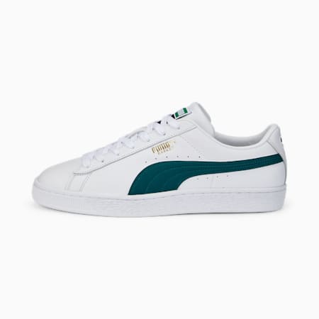 Puma basket white trainers deals