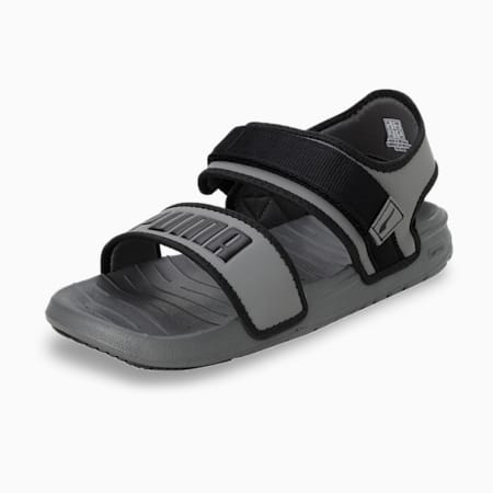 SOFTRIDE Unisex Sandals, CASTLEROCK-Puma Black, small-IND