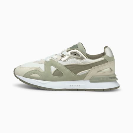 Mirage Mox Metallic Women's Trainers, Puma White-Marshmallow-Vetiver-Desert Sage, small-SEA