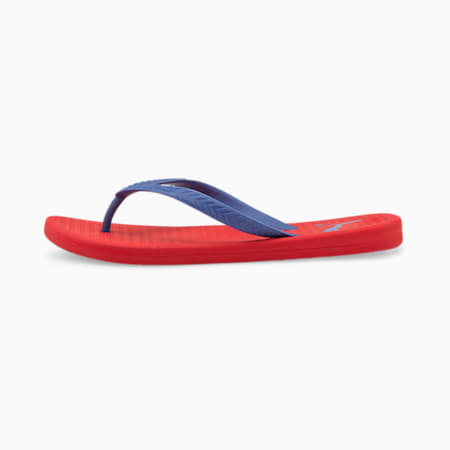 Comfy Flip Beach Sandals, High Risk Red-Limoges, small-SEA