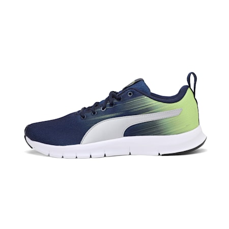 PUMA Level Men's Running Shoes, Peacoat-Limepunch, small-IND
