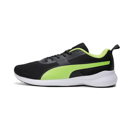 Pacer Styx Men's Running Sneakers, Puma Black-Limepunch-Puma White, small-IND