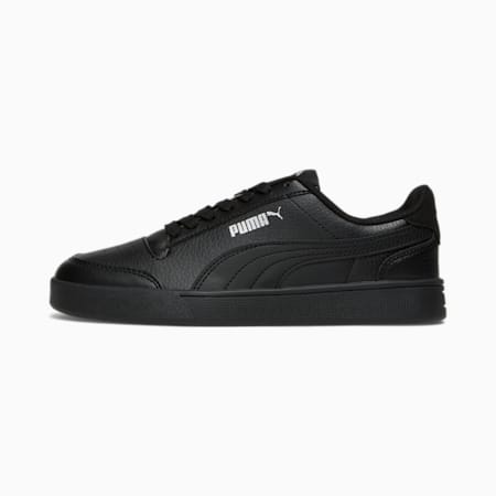 Shuffle Youth Trainers, Puma Black-Puma Black-Puma Silver, small-THA