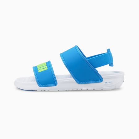 SOFTRIDE Youth Sandals, Puma White-Ocean Dive, small-GBR