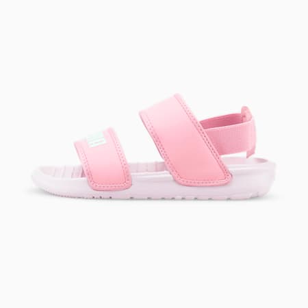 Soft Kids' Sandals, Lavender Fog-PRISM PINK, small