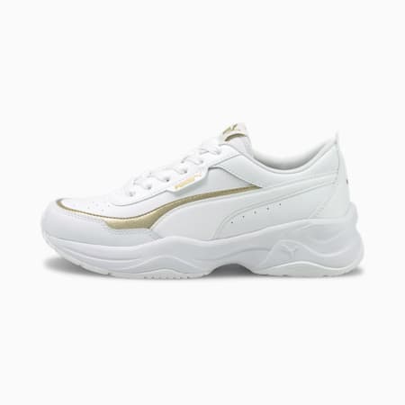 Cilia Mode Lux Women's Trainers, Puma White-Puma White-Puma Team Gold, small-SEA