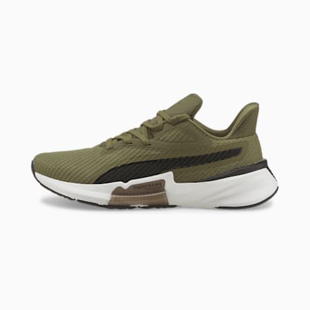 PWRFRAME Men's Training Shoes, Dark Green Moss-Puma Black, small-AUS