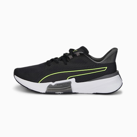 PWRFrame TR Men's Training Shoes, Puma Black-CASTLEROCK-Lime Squeeze, small-IND