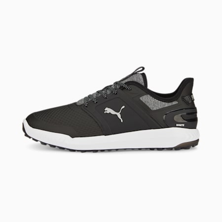 IGNITE ELEVATE Golf Shoes Men, Puma Black-PUMA Silver, small