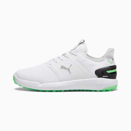 IGNITE ELEVATE Men's Golf Shoes, PUMA White-Fluro Green Pes-PUMA Black, small-AUS