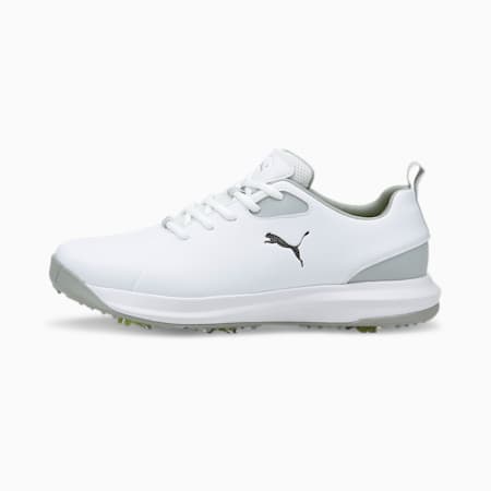 FUSION FX Tech Men's Golf Shoes, Puma White-Puma Silver-High Rise, small