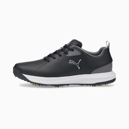 FUSION FX Tech Men's Golf Shoes, Puma Black-Puma Silver-QUIET SHADE, small-SEA