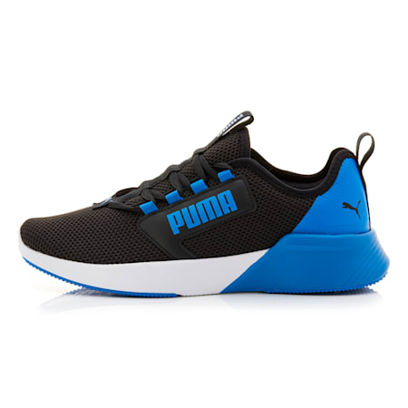 Retaliate Tongue Men's Running Shoes, Puma Black-Future Blue-Puma White, small-AUS